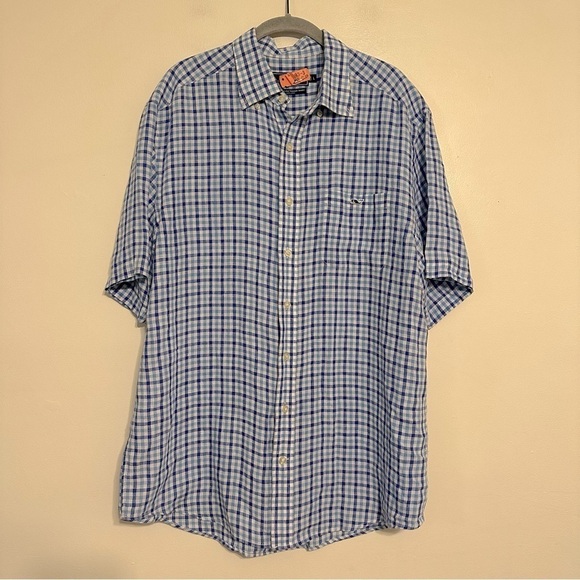 Vineyard Vines Other - Vineyard Vines Linen Classic Fit Tucker Short Sleeve Button Down Men’s Large